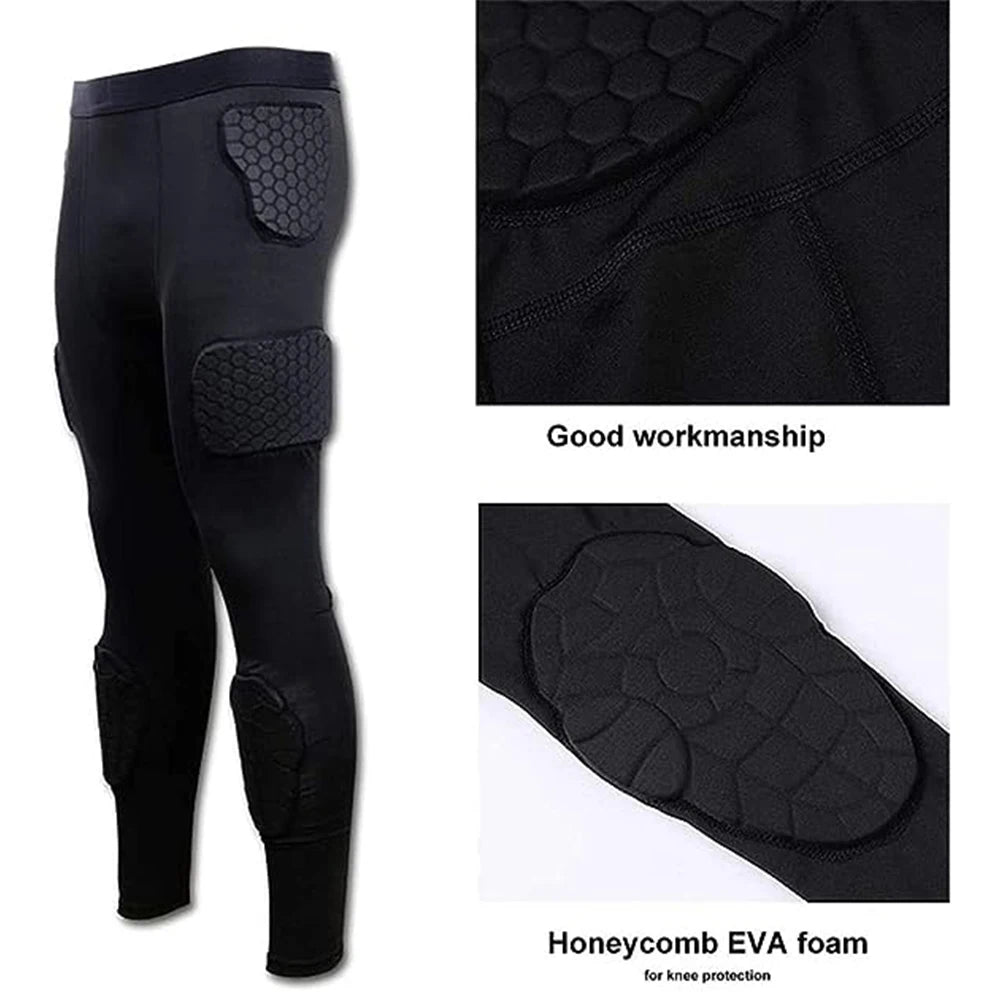 Motorrad-Ganzkörperpanzerung, Hosen, Unterwäsche, Motorradanzug mit 7-teiligen EVA-Schwamm-Pads, Motocross-Rennschutzausrüstung